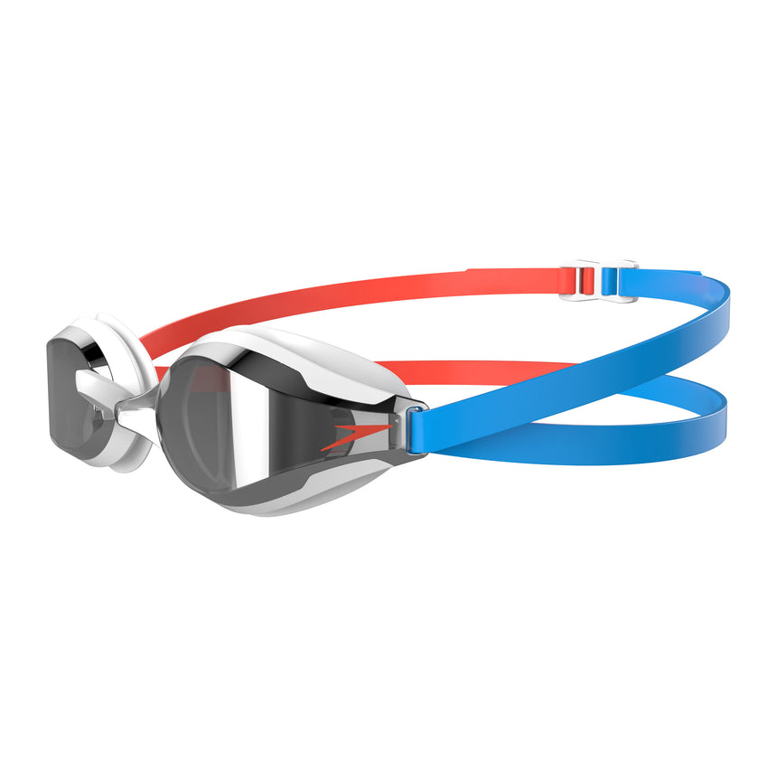 Speedo Schwimmbrille Fastskin Speedsocket 2.0 Mirror Rot/Blau