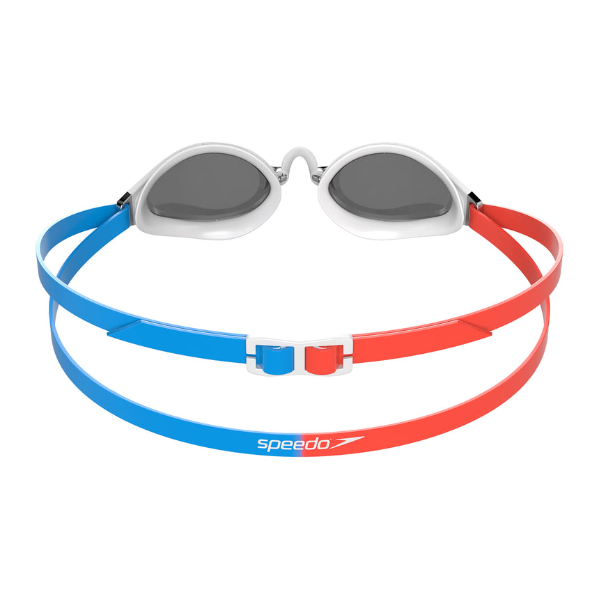 Speedo Schwimmbrille Fastskin Speedsocket 2.0 Mirror Rot/Blau