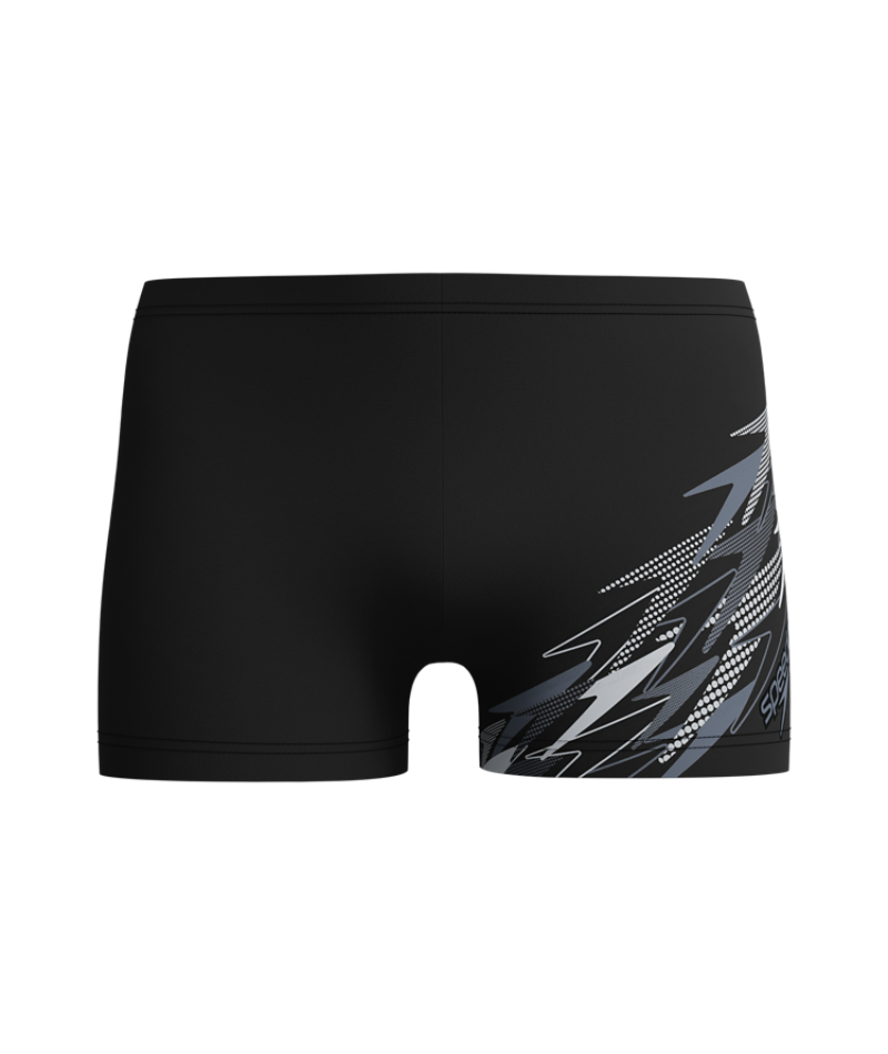 Speedo Heren Zwemboxer Medley Logo Zwart/Groen