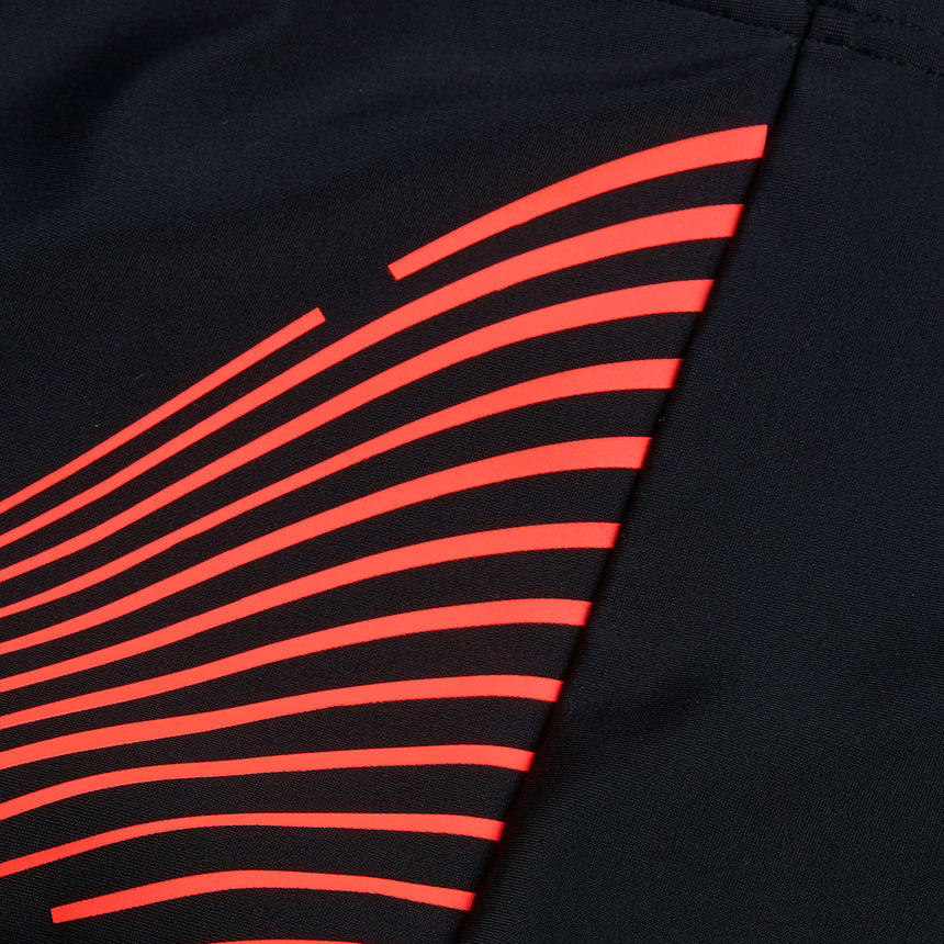 Speedo Badeboxer Medley Logo Schwarz/Rot