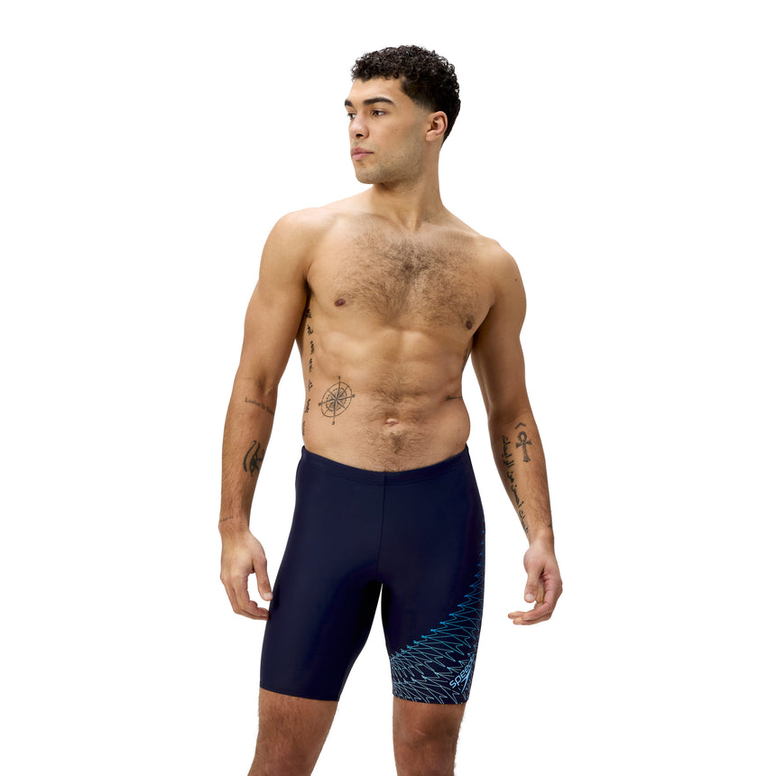 Speedo Jammer Medley Logo Navy/Blauw