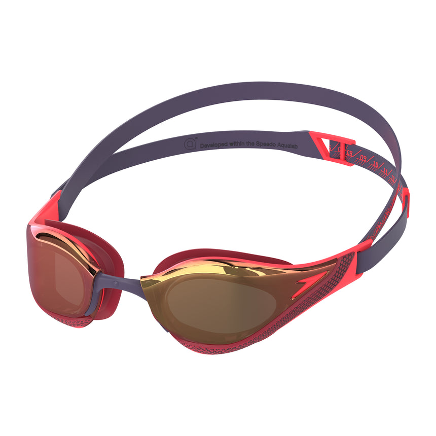 Speedo Svømmebriller Fastskine Pure Foucs Mirror Sort/Rød