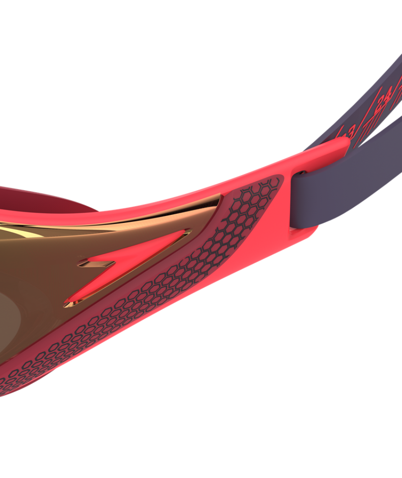 Speedo Svømmebriller Fastskine Pure Foucs Mirror Sort/Rød