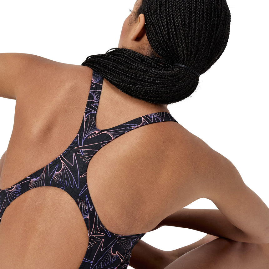 Speedo Badpak Eco Endurance+ Hyperboom Allover Medalist Zwart/Oranje