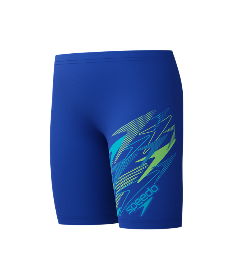 Speedo Jongens Zwemjammer Medley Logo Blauw/Turquoise