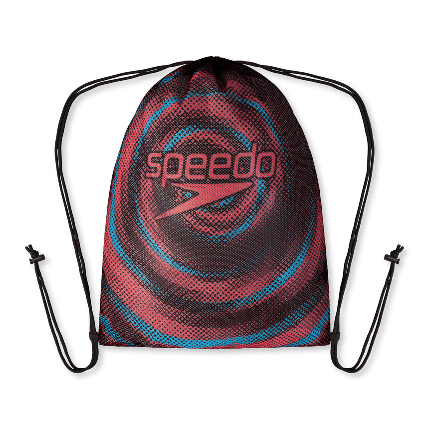 Speedo Mesh Bag Printed Red/Blue