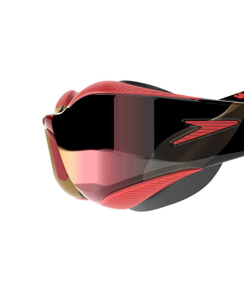 Speedo Zwembril Fastskin Hyper Elite Mirror Zwart/Rood