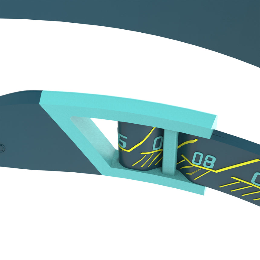 Speedo Schwimmbrille Fastskin Hyper Elite Mirror Blau/Gelb/Hellblau