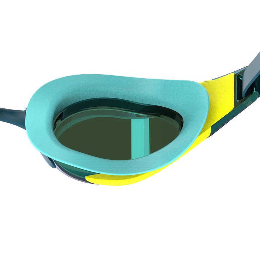 Speedo Schwimmbrille Fastskin Hyper Elite Mirror Blau/Gelb/Hellblau