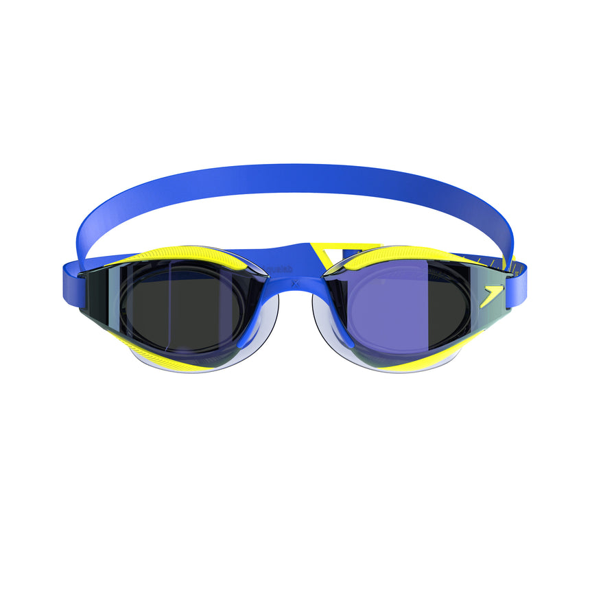 Speedo Schwimmbrille Fastskin Hyper Elite Mirror Blau/Gelb/Blau
