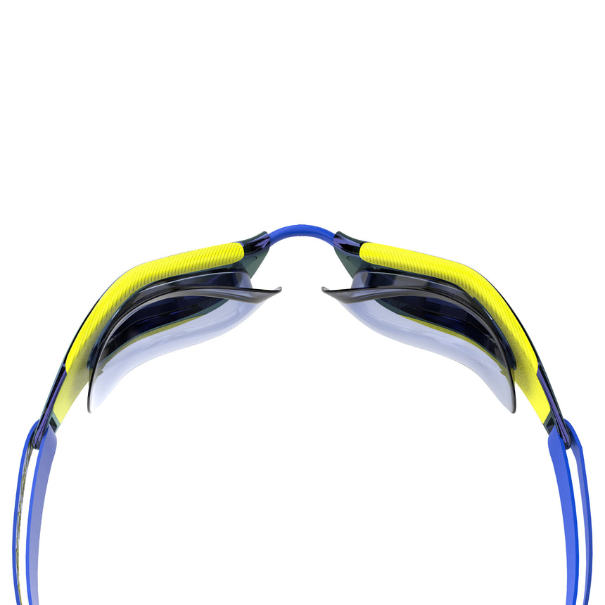 Speedo Schwimmbrille Fastskin Hyper Elite Mirror Blau/Gelb/Blau
