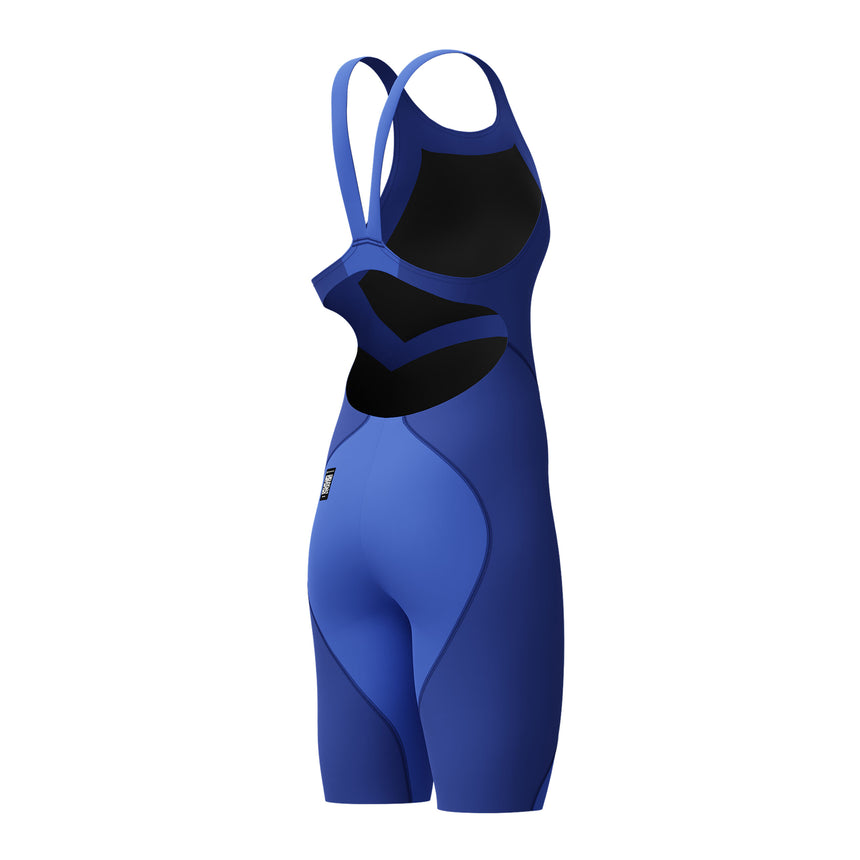 Speedo Meisjes Wedstrijd Badpak LZR Ignite Kneeskin Blauw