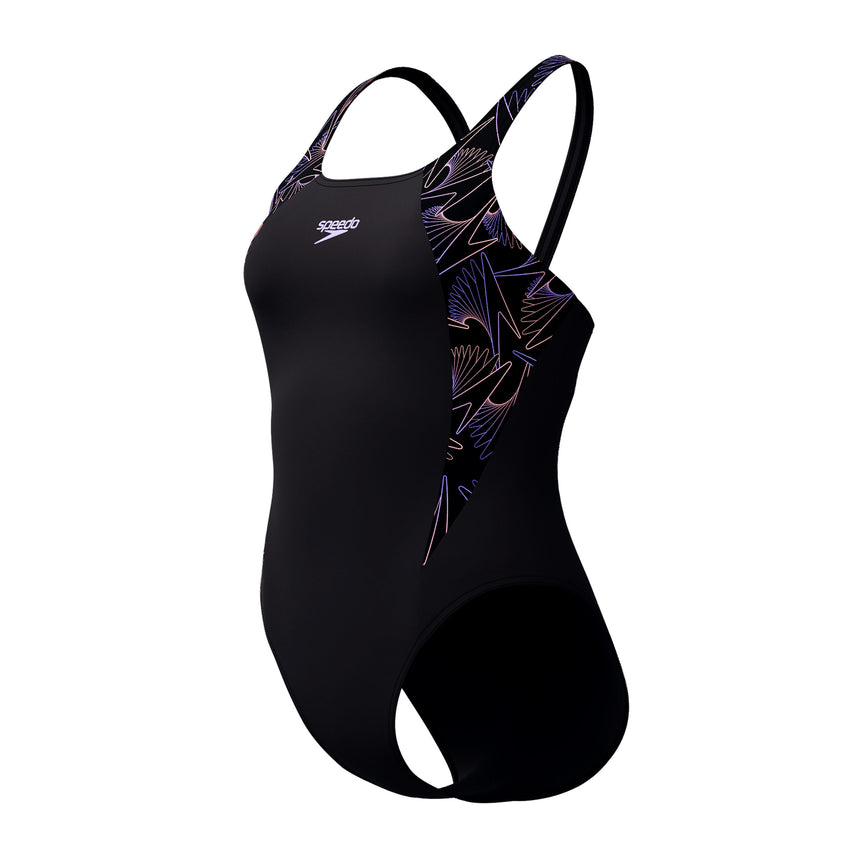 Speedo Badpak Eco Endurance+ Hyperboom Splice Muscleback Zwart/Oranje