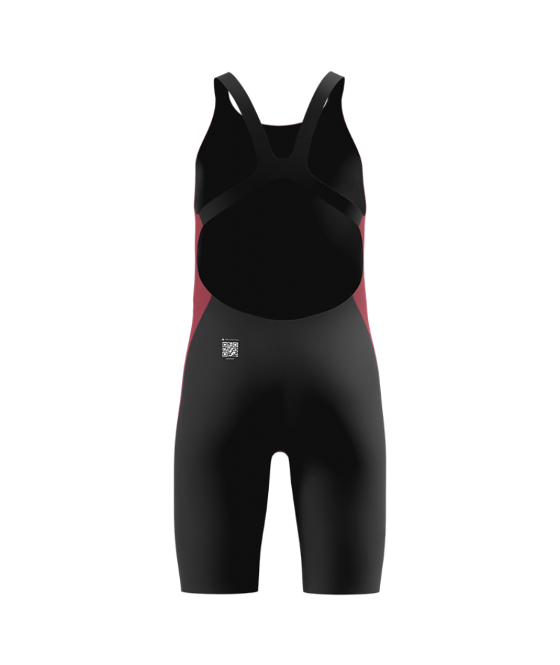 Speedo Mädchen Wettkampfanzug Fastskin Junior Endurance+ Max Openback Regalrot