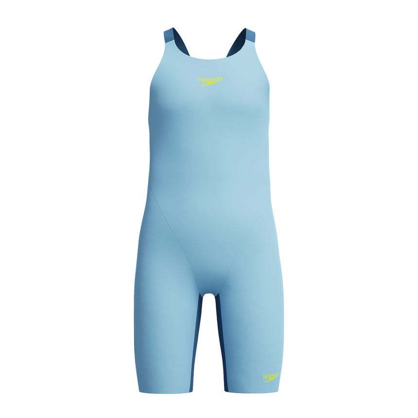 Speedo Meisjes Wedstrijdbadpak Eco Endurance+ Fastskin Open Rug Blauw