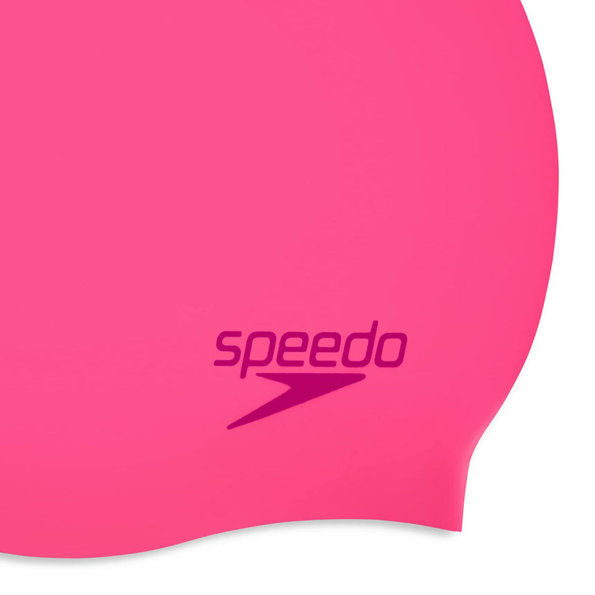 Speedo Plain Moulded Silicone Junior Flare Pink/Wineberry