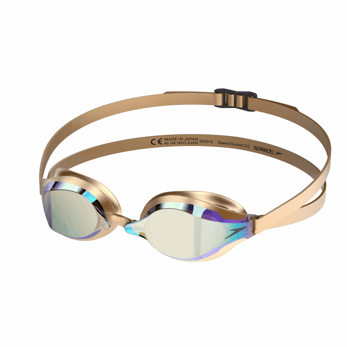 Speedo Swimming Goggles Fastskin Speedsocket 2 Mirror Gold – Sneppies