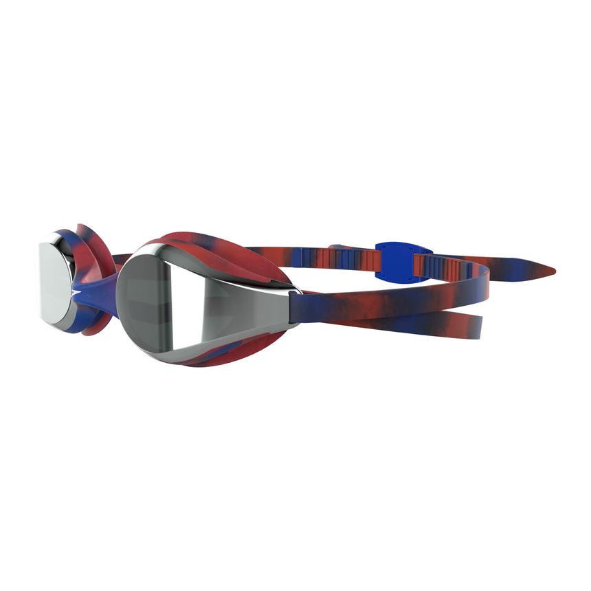 Speedo Kinder Zwembril Hyper Flyer Mirror Navy/Rood