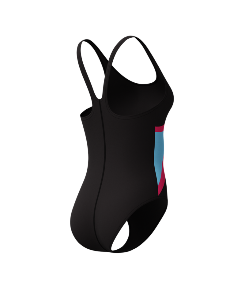 Speedo Dames Badpak Hyperboom Butterfly Back Zwart/Roze