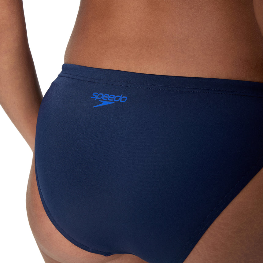 Speedo Dames Bikini Medley Logo V-Back Marine/Blauw