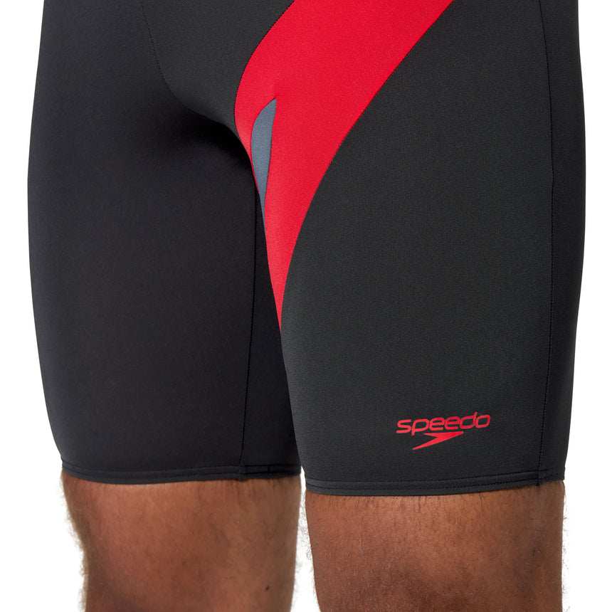 Speedo Heren Zwemjammer Hyperboom Zwart/Rood