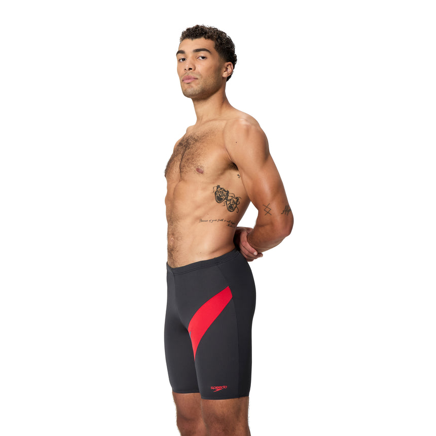 Speedo Heren Zwemjammer Hyperboom Zwart/Rood