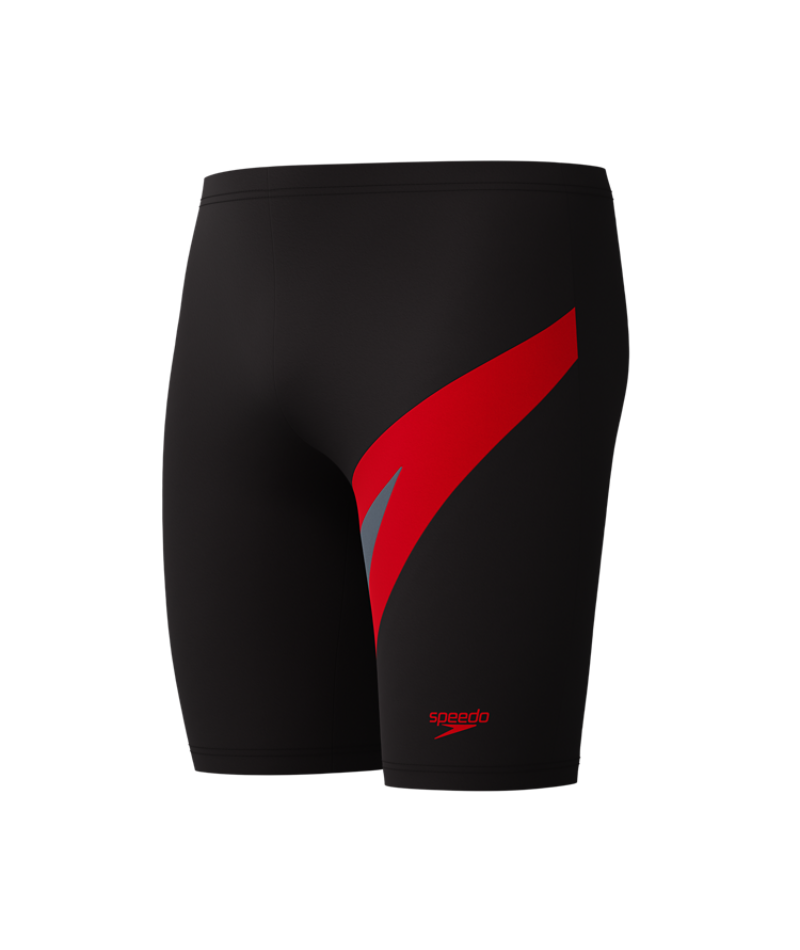 Speedo Heren Zwemjammer Hyperboom Zwart/Rood