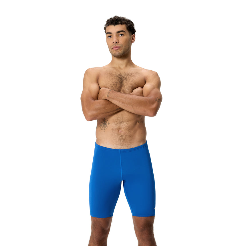 Speedo Heren Zwemjammer Endurance+ Logo Blauw/Wit
