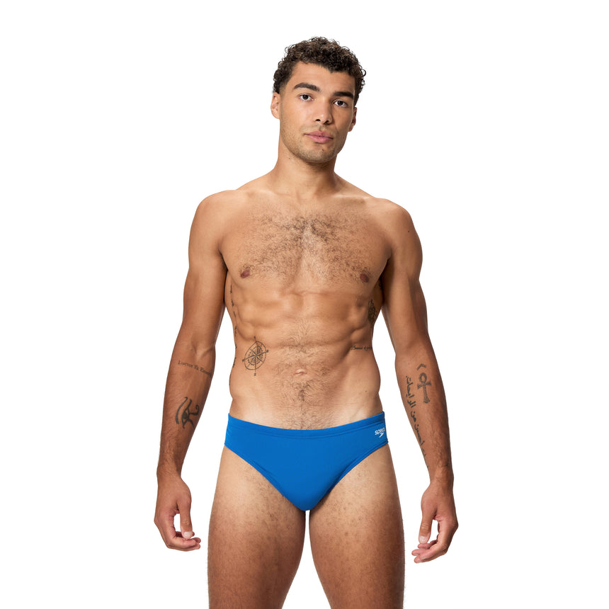 Speedo Heren Zwemslip Endurance+ Logo Blauw/Wit