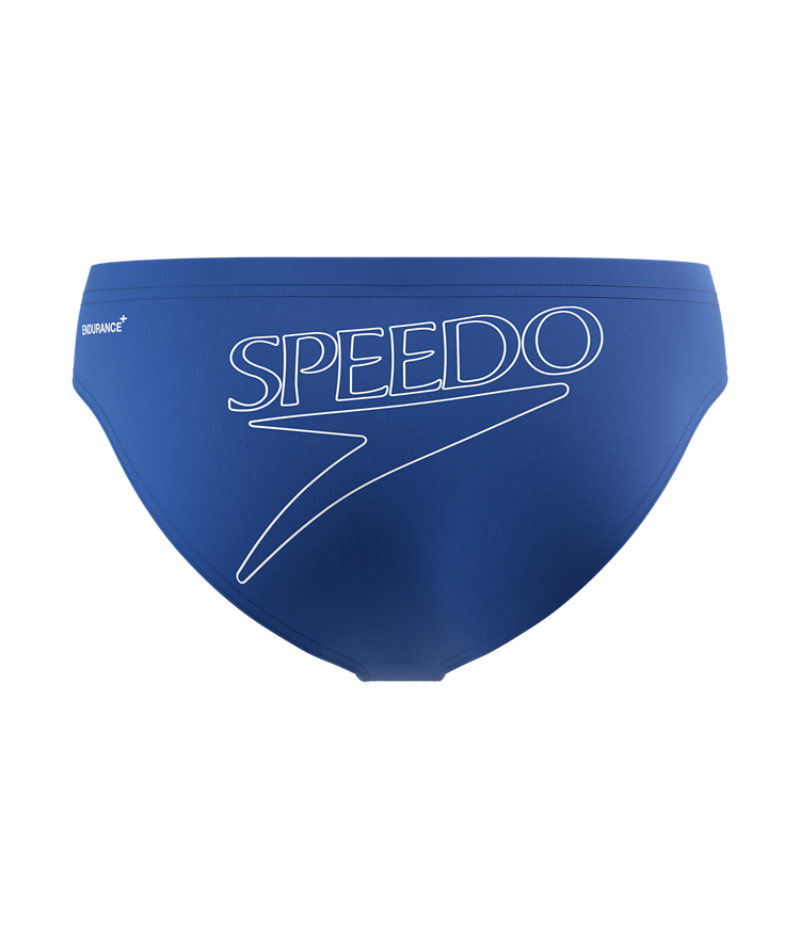 Speedo Heren Zwemslip Endurance+ Logo Blauw/Wit