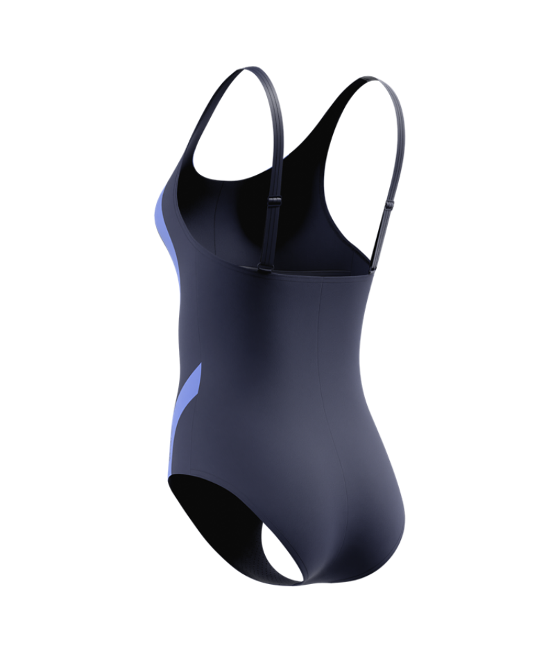 Speedo Badeanzug Quantum Contour Marine/Lavendel