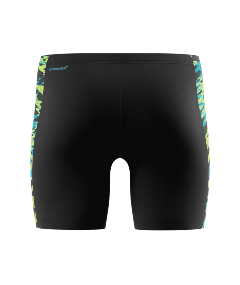 Speedo Herren Schwimmjammer Hyperboom Splice Mid Anthrazit/HyperTeal