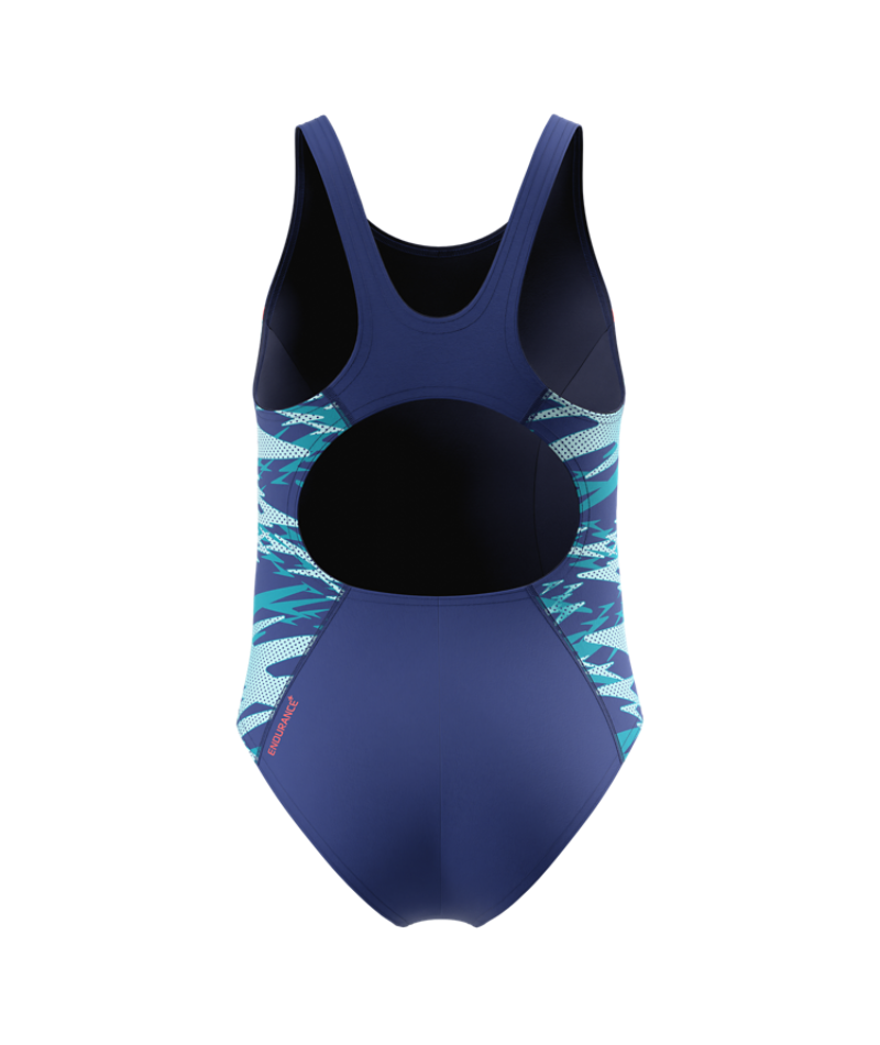 Speedo Mädchen Badeanzug Hyperboom Splice Muscleback NightWatch/HyperTeal
