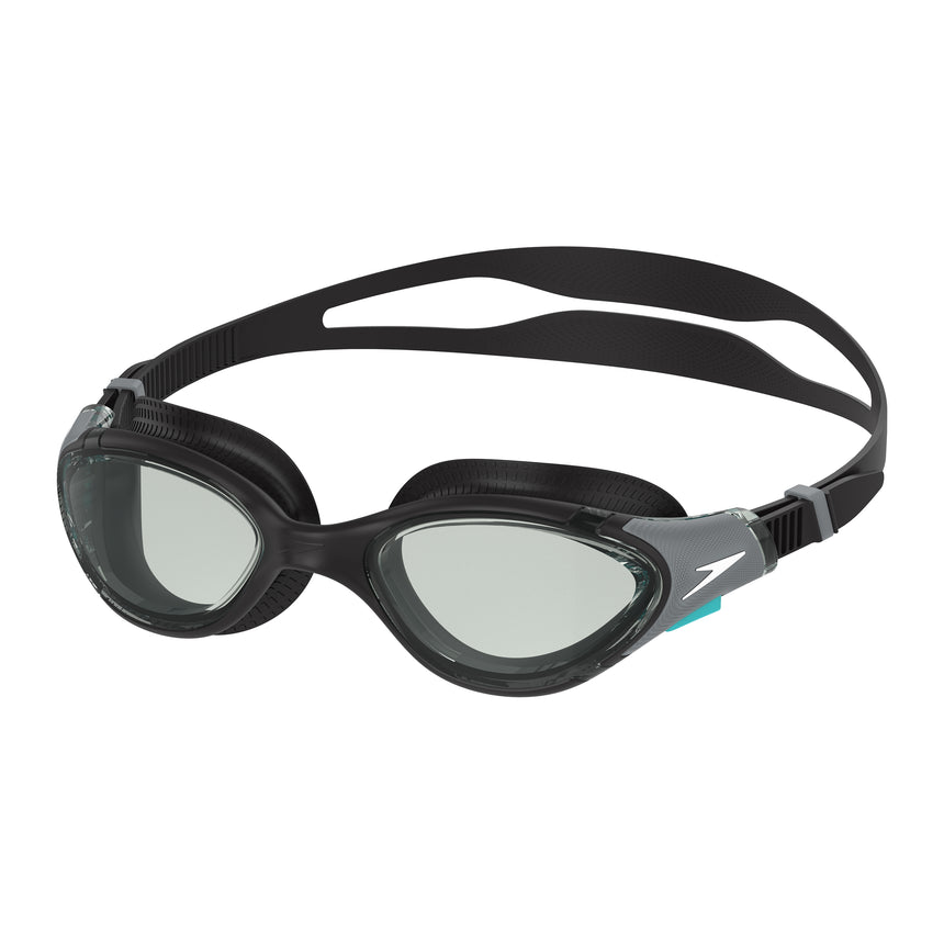Speedo Schwimmbrille mit Sehstärke Biofuse 2.0 Schwarz/Steel