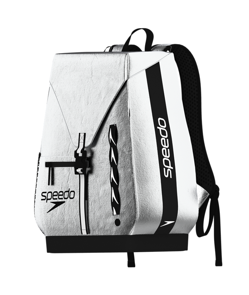 Speedo Schwimmrucksack 35L Team Bag LTD Weiß