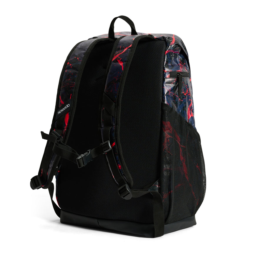 Speedo Schwimmrucksack 35L Team Bag LTD Schwarz/Rot