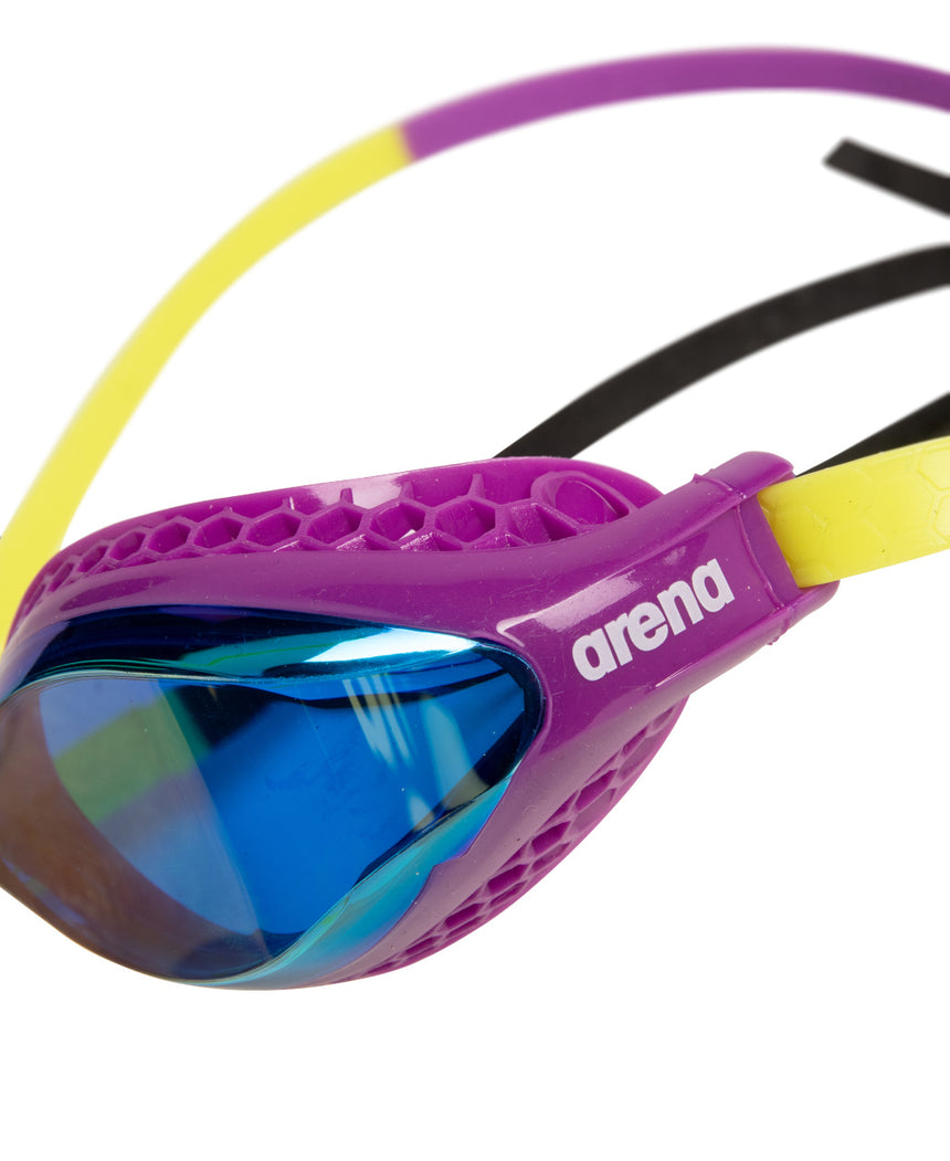 Arena Schwimmbrille Air-Speed Mirror Lila/Gelb