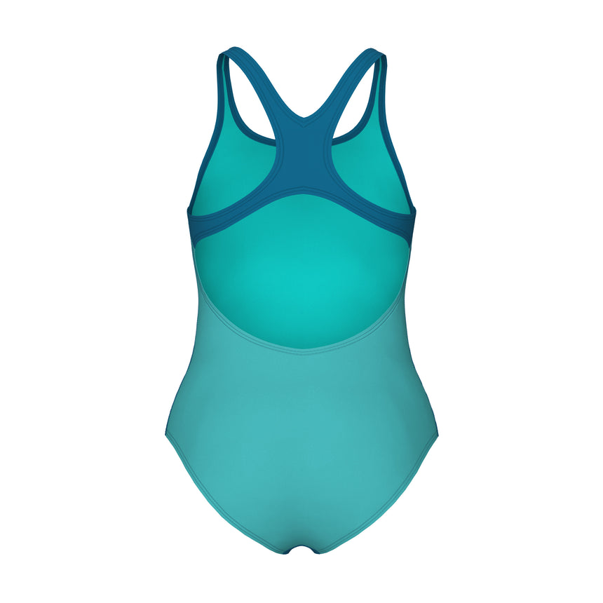 Arena Meisjes Badpak Team Swim Pro Solid Blauw-Cosmo/Water
