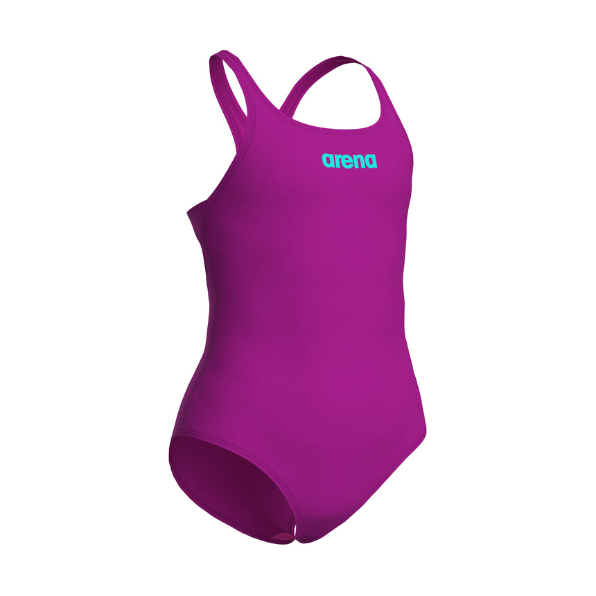 Arena Meisjes Badpak Team Swim Pro Solid Very Fuchsia Water