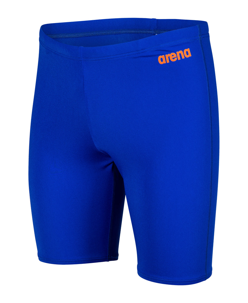 Arena Mens Swim Jammer Team Solid Neon Blue Team Orange