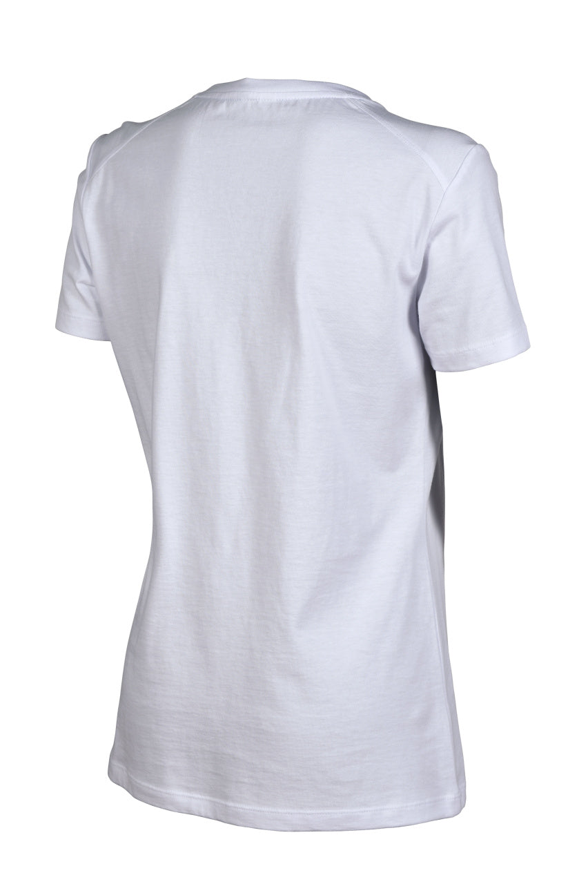 Arena Dames T-shirt Team Panel Wit