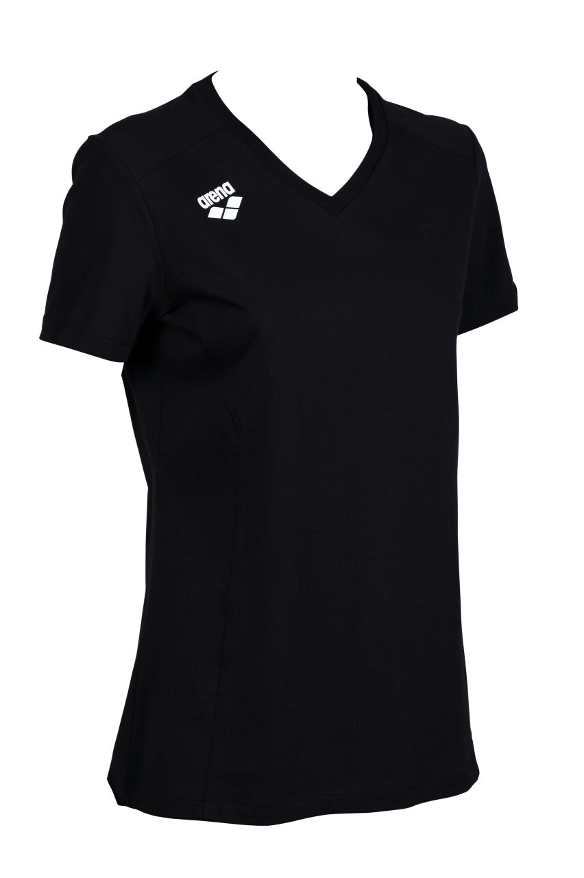 Arena Dames T-shirt Team Panel Zwart