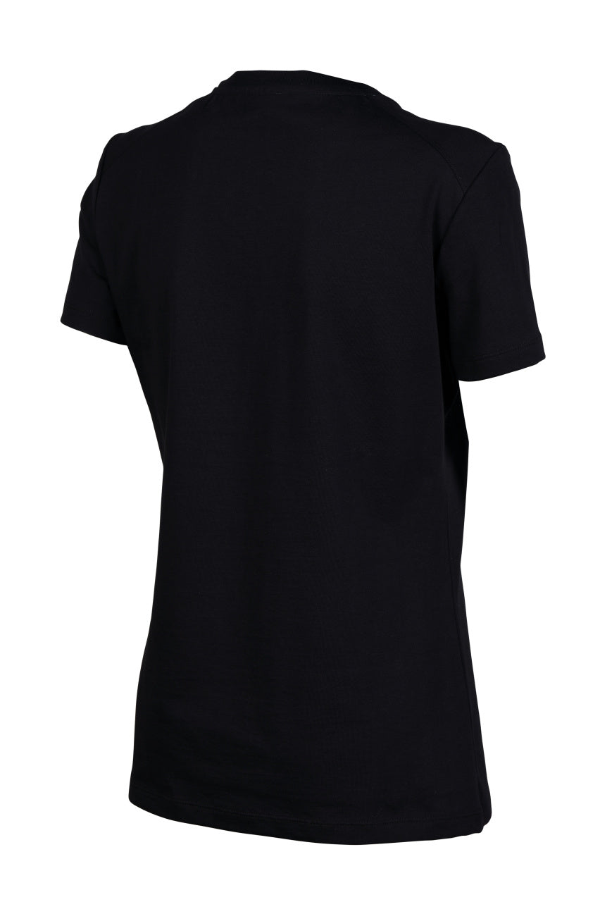 Arena Dames T-shirt Team Panel Zwart