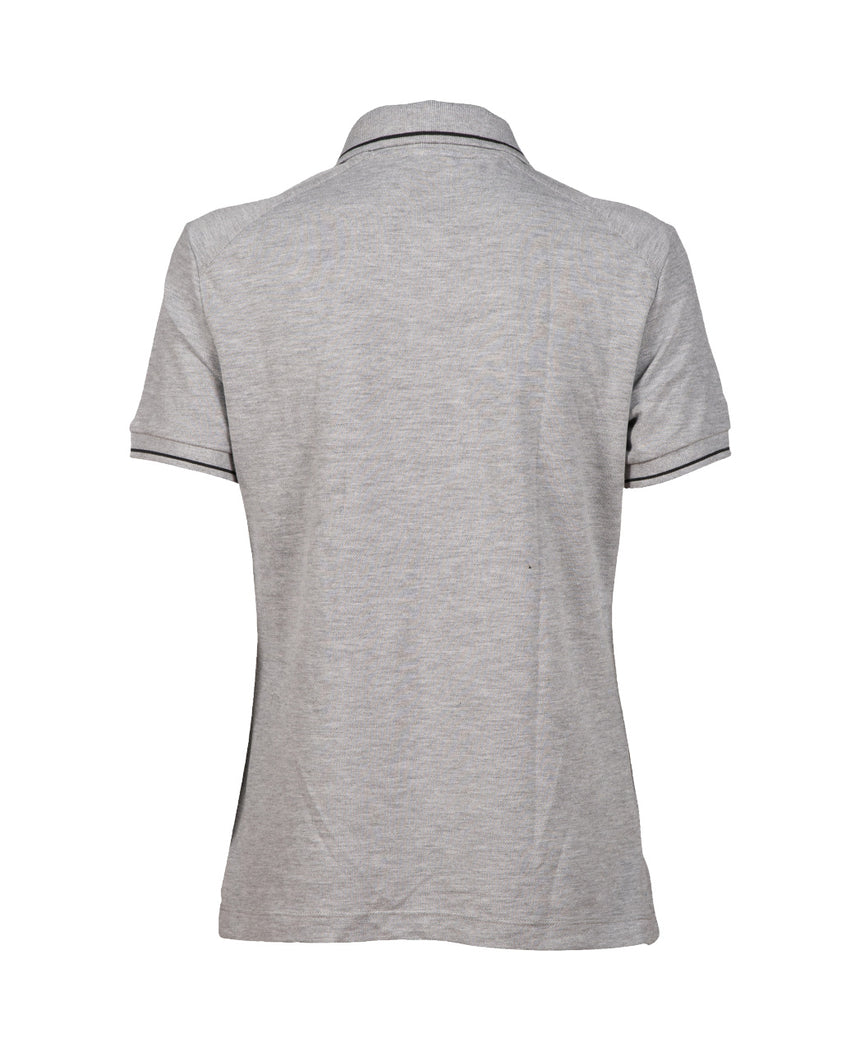 Arena Dames Poloshirt Team Solid Cotton Heather-Grijs