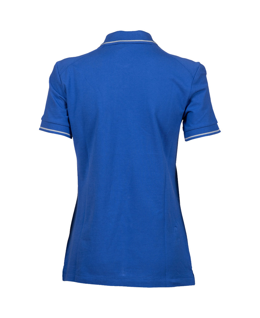 Arena Dames Poloshirt Team Solid Cotton Royal