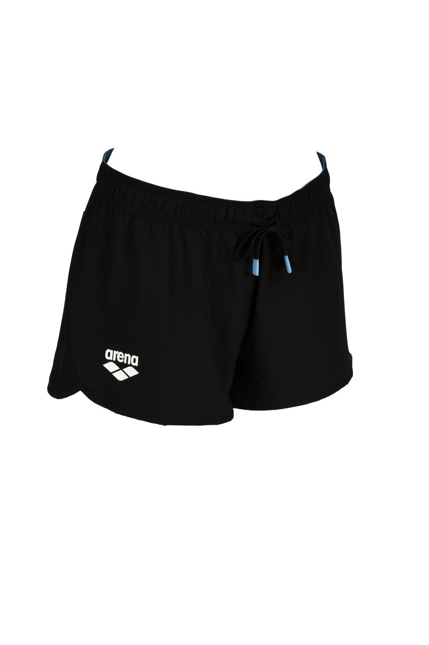 Arena Dames Korte Sportbroek Team Solid Zwart