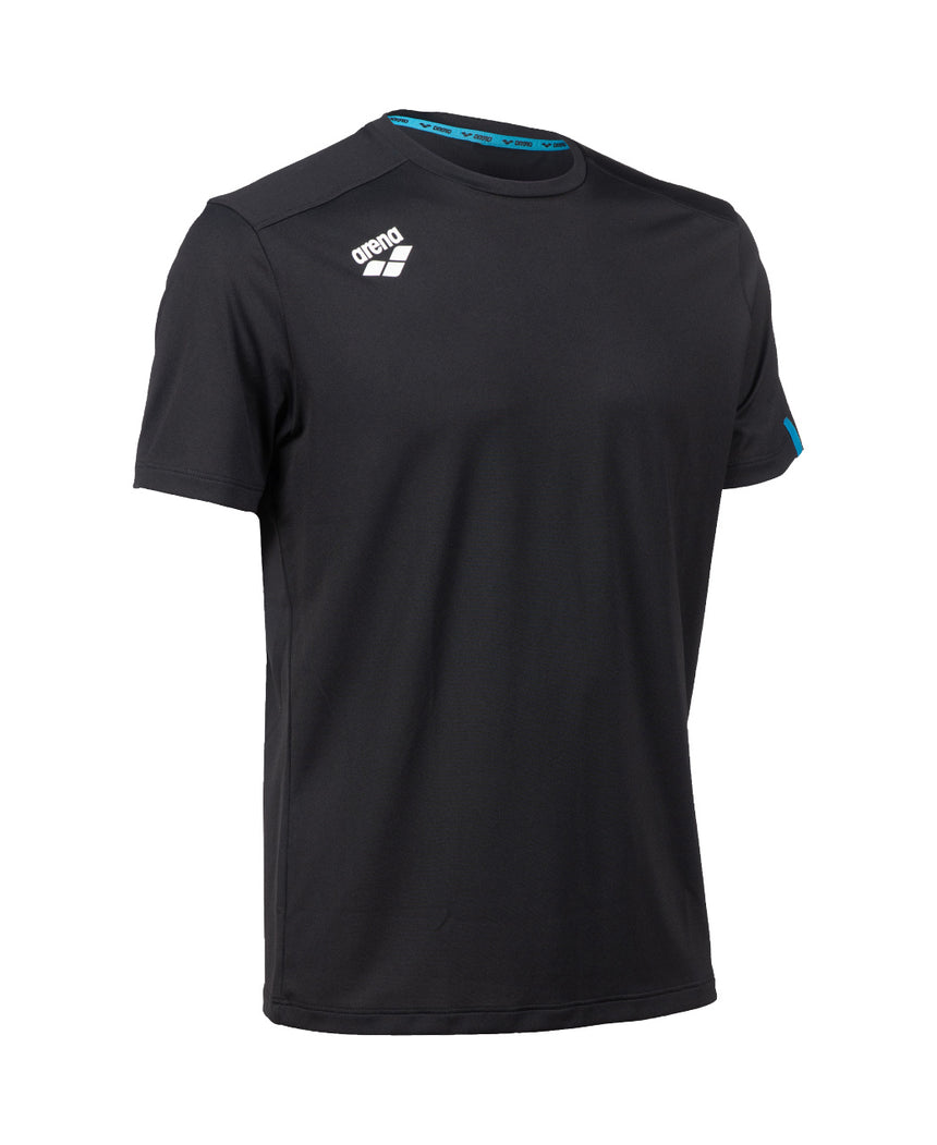 Arena T-shirt Team Solid Zwart