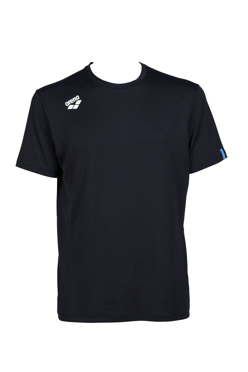 Arena T-shirt Team Solid Zwart