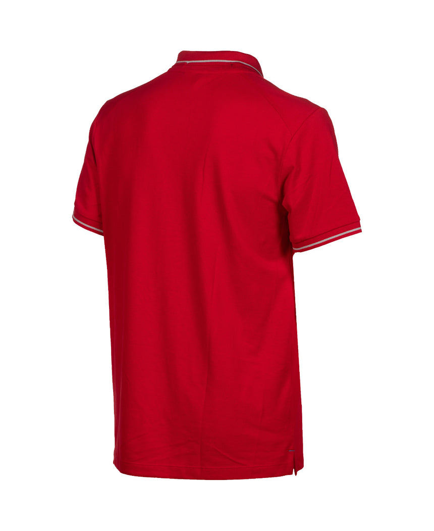 Arena Poloshirt Team Solid Cotton Rood