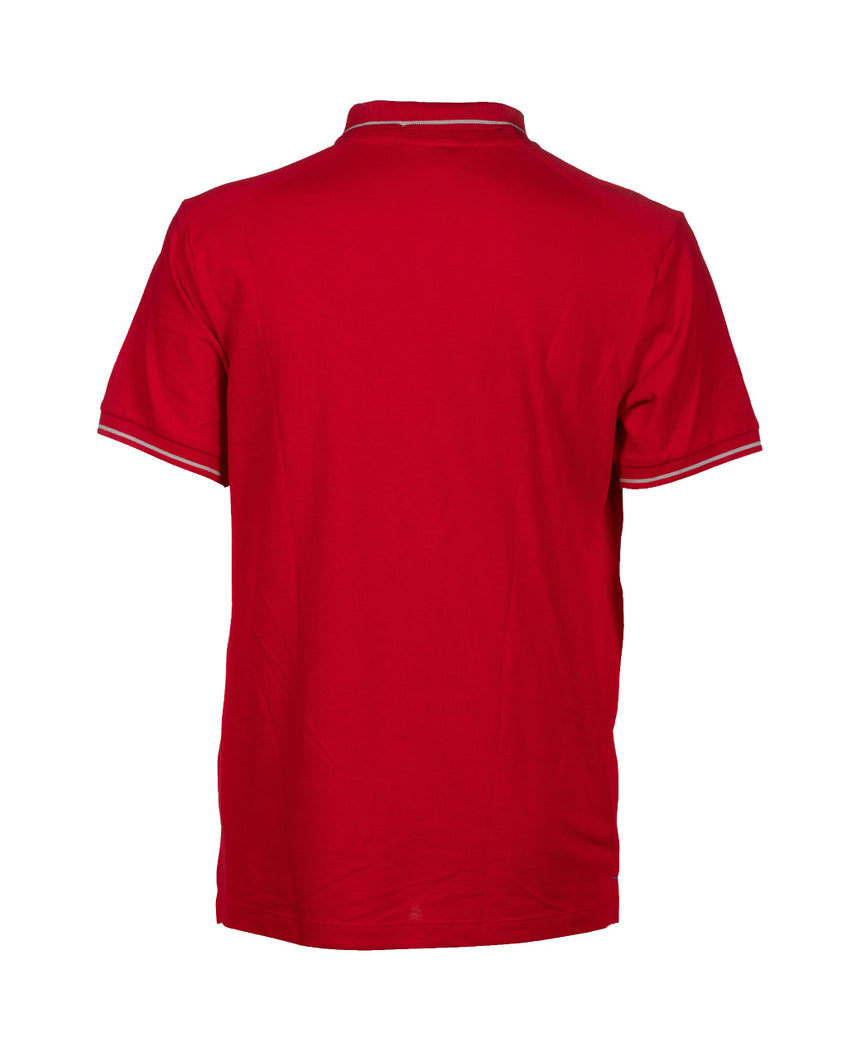 Arena Poloshirt Team Solid Cotton Rood
